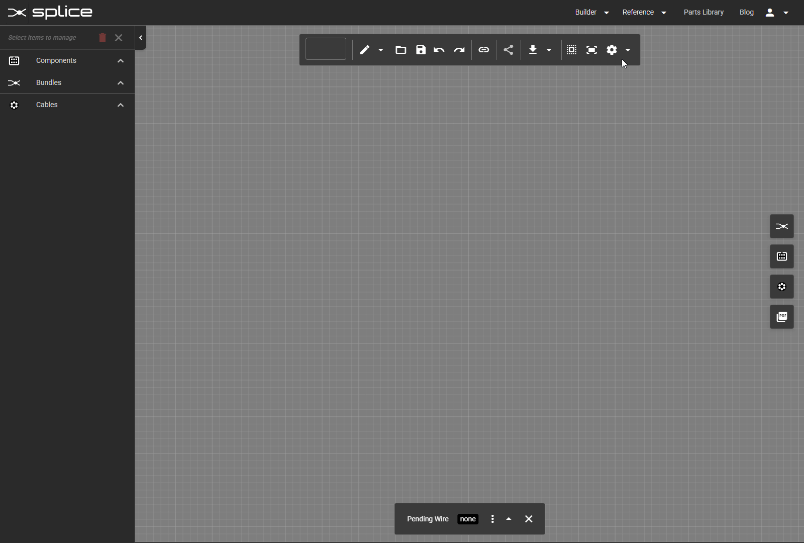 Opening and navigating settings window