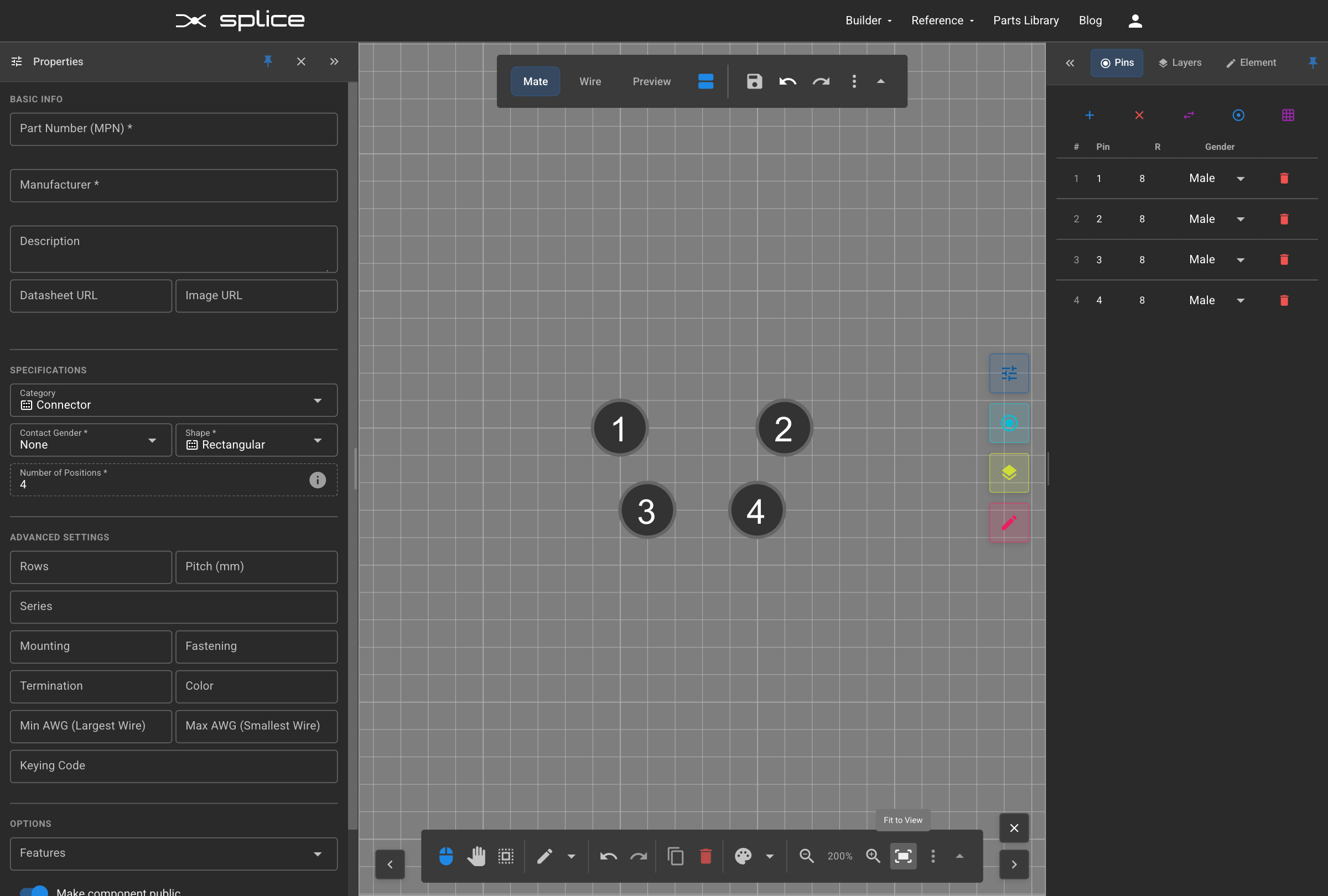Arranging pins with drag and drop